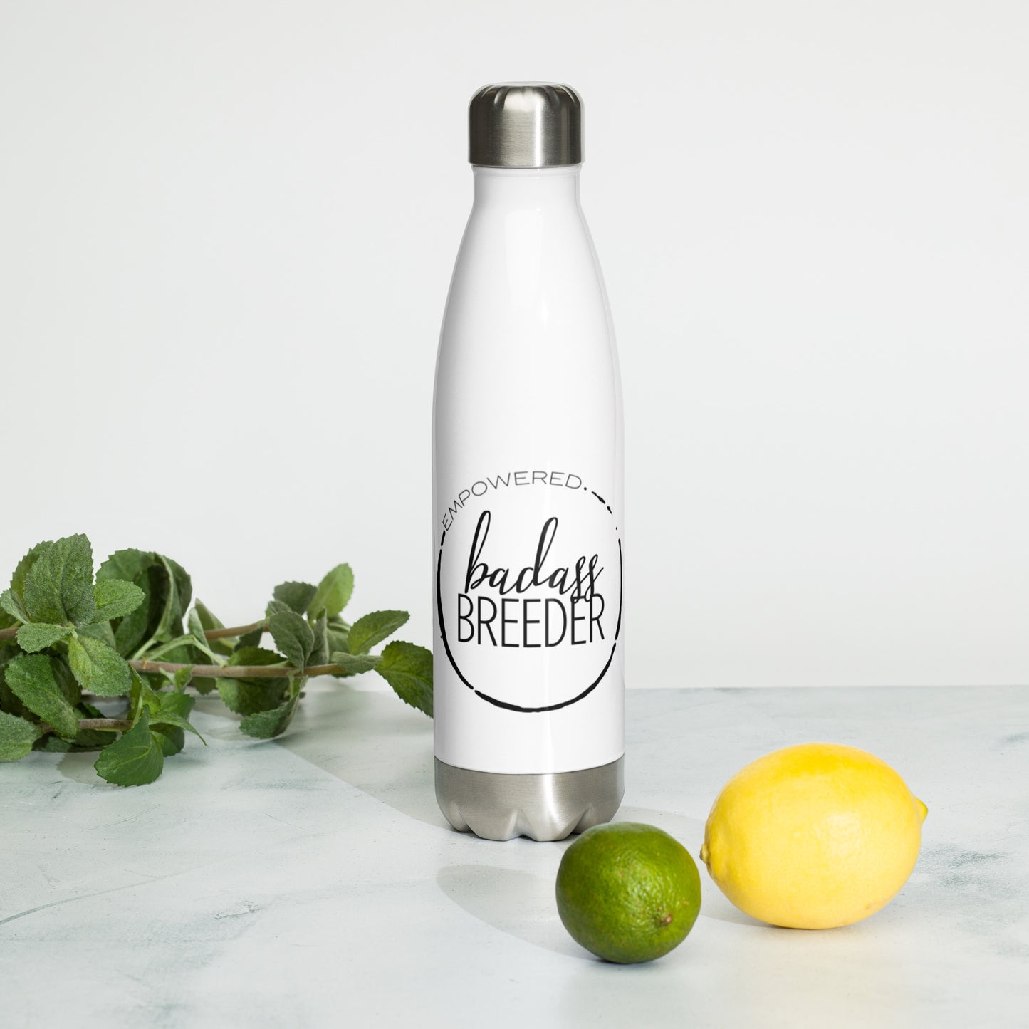 Badass Breeder Stainless Steel Water Bottle