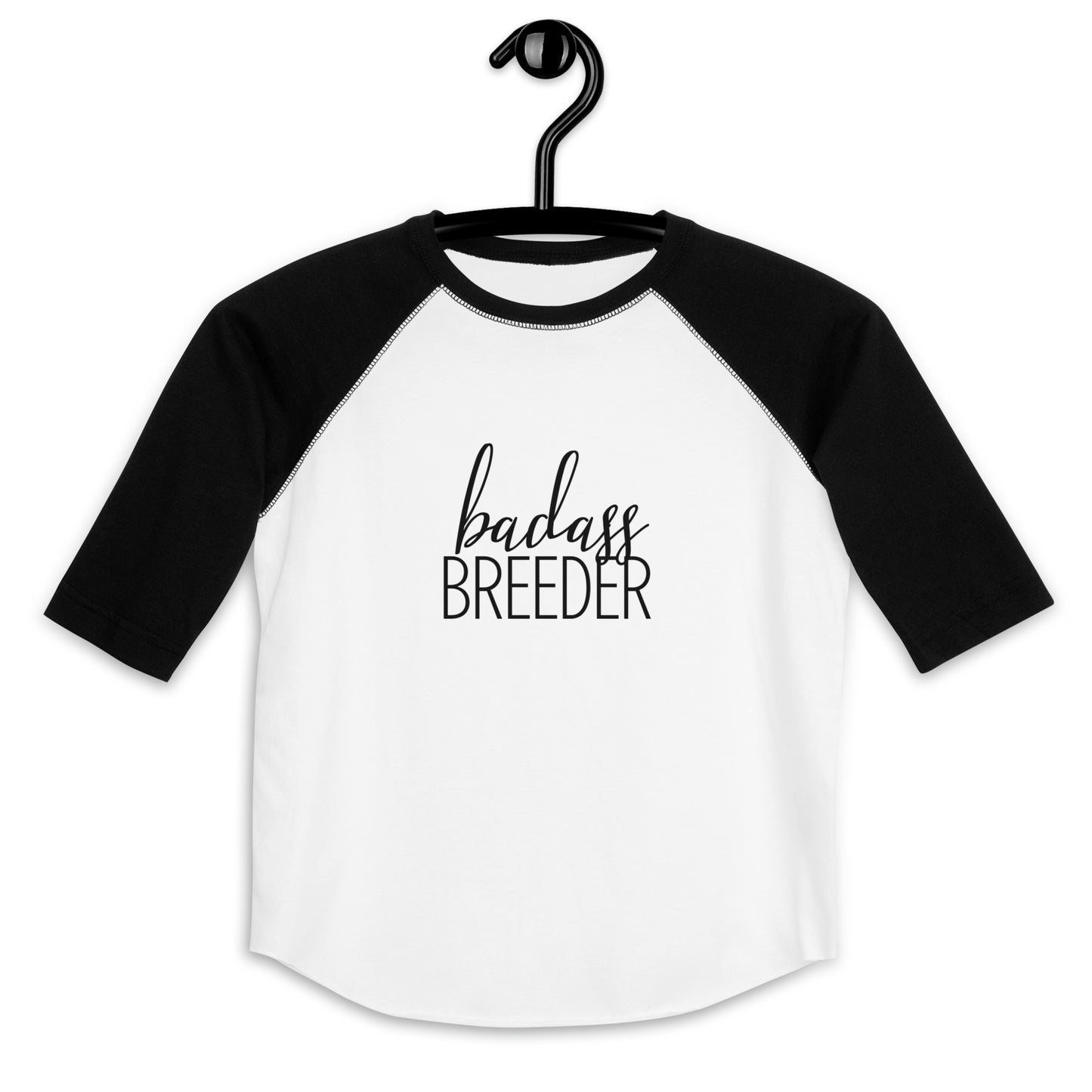 Badass Breeder Youth Baseball Shirt