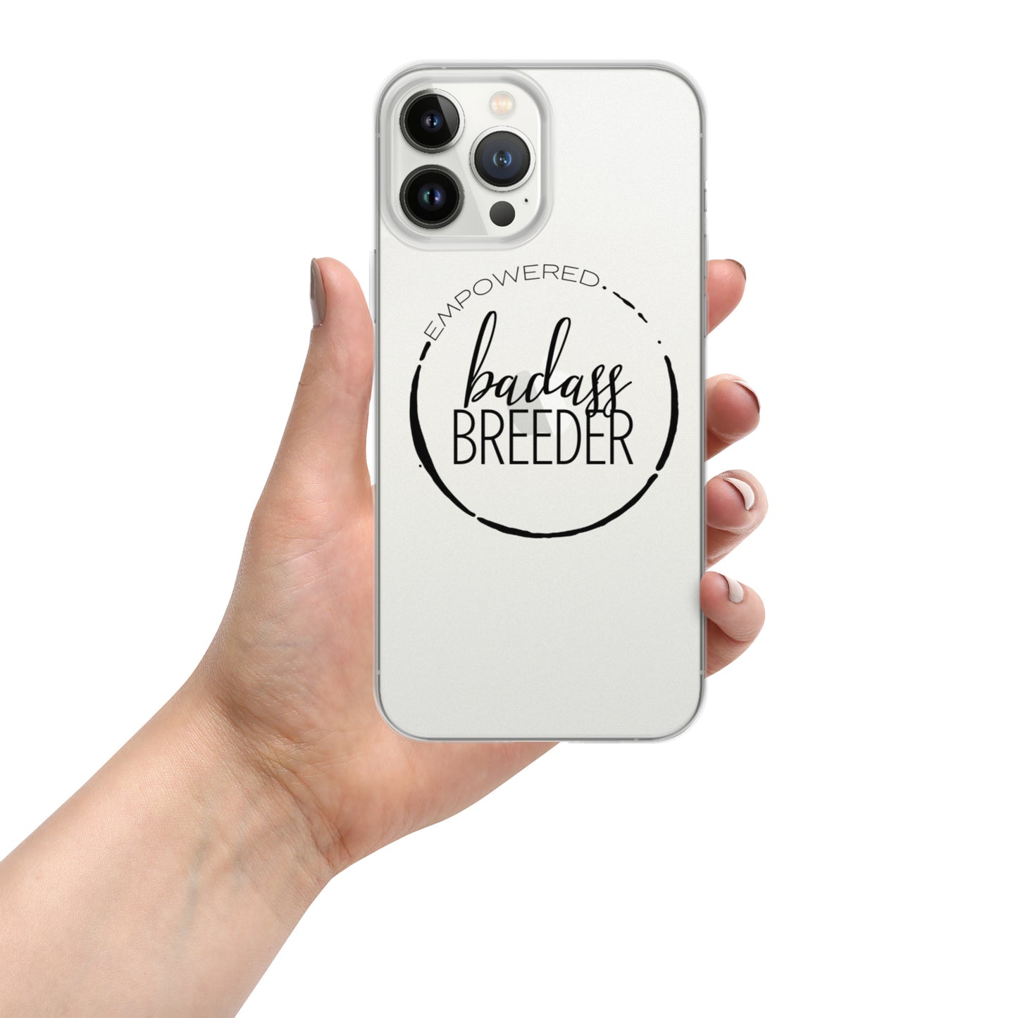 Badass Breeder iPhone Case