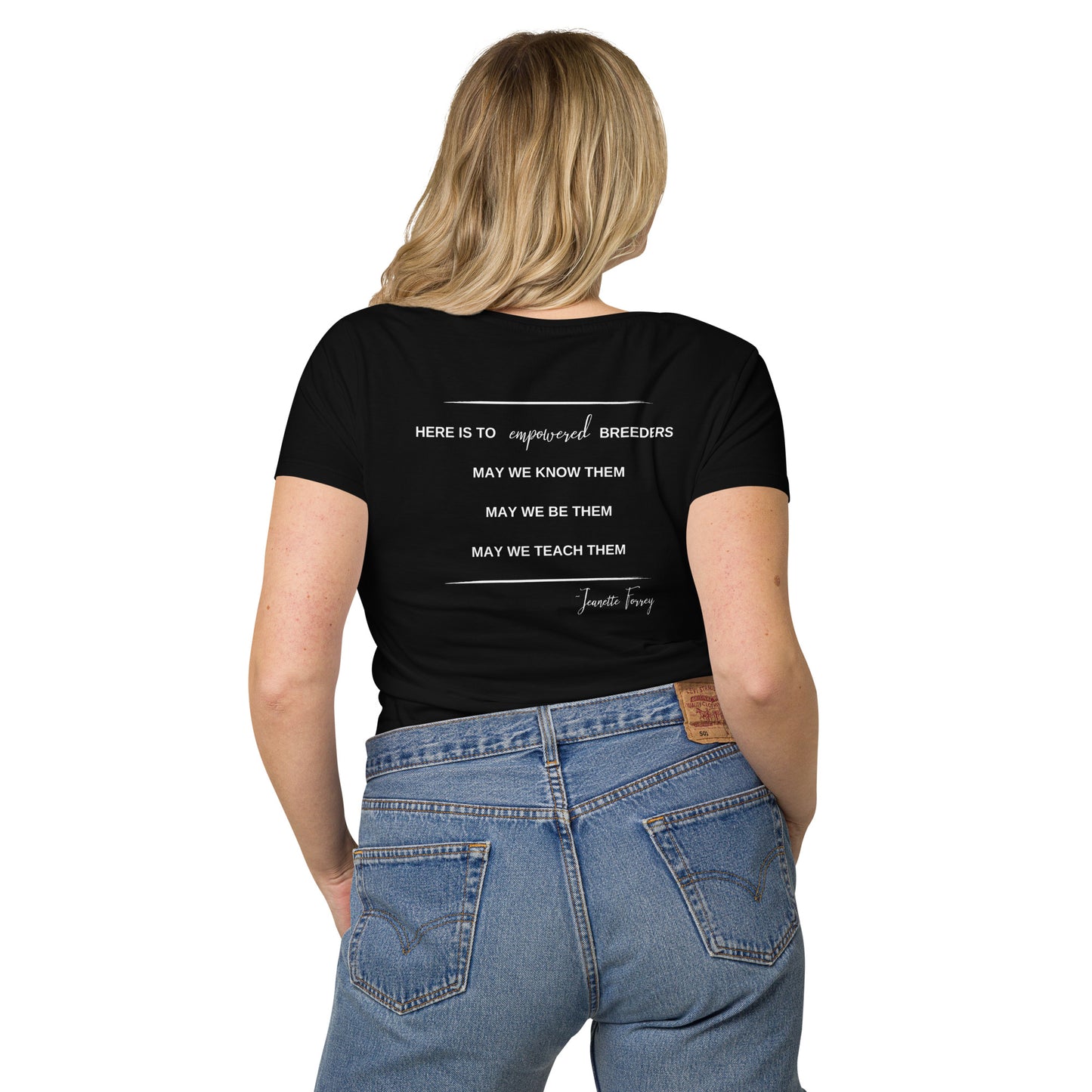 Women’s Badass Breeder Organic Cotton T-shirt MUST HAVE!